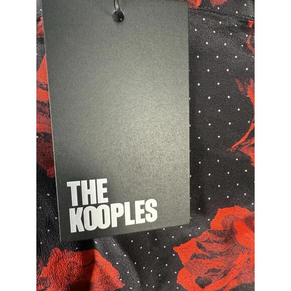 NWT The Kooples Dots and Roses Dress (French Size 0) $545 MRSP - Picture 8 of 11